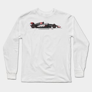 F1  Racing Kevin Magnussen Haas Fan shirt Long Sleeve T-Shirt